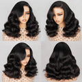 Salon Quality Body Wave Bob Wig Real Show In Different Angles