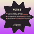2 Wigs Mystery Box Notice
