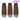 P4/27 Brown Bundles With Honey Blonde Highlights 20Inch Burmese Curly Bundles With Finger Coil Ends