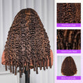 4p30 Burmese Curly 13x6 Three Go Wig With Finger Coil Ends Holds Curls Well
