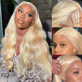 613 Blonde Body Wave Lace Front Wigs Model With Pre-Everything Details