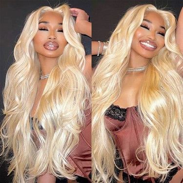 613 Blonde Body Wave Lace Front Wig Model