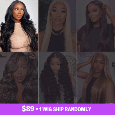 Megalook Mystery Box $89 Get A Lace Wig 18-30Inch Human Hair Valued $180