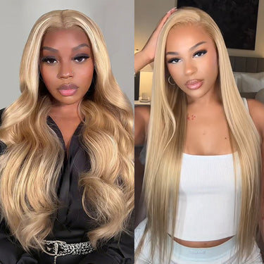Blonde Khaki Lace Front Wigs