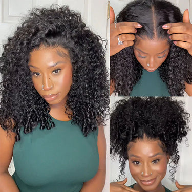 Curly 13x6 Three Go Wig With Finger Coil Ends In Different Styles