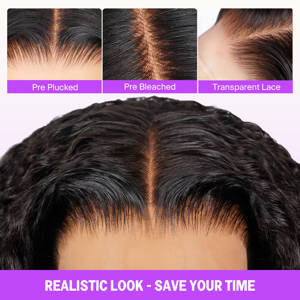 Black Closure Wig Realistic Look Save Your Time