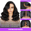 Salon Quality Body Wave Bob Wig Can Part Everywhere