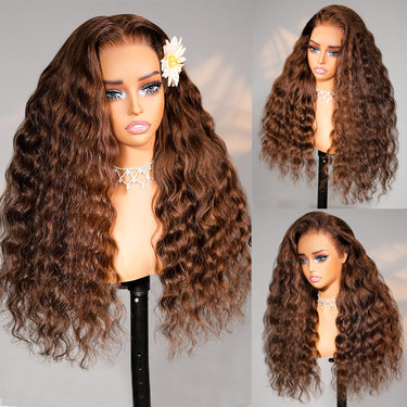 4 Dark Brown Loose Curly Wig