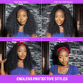 Kinky Curly Half Wig Endless Protective Styles