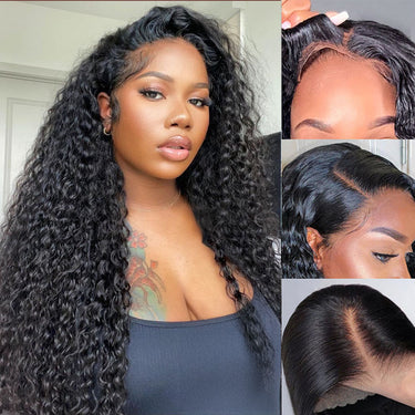 Curly 13x6 Lace Front Wig Pre-Cut Lace Details