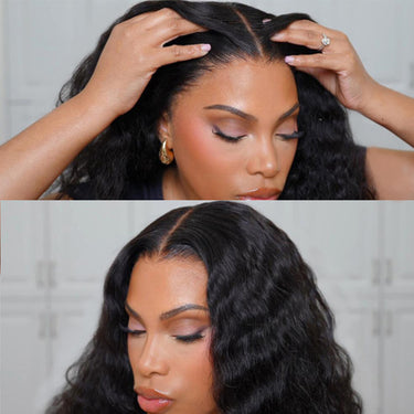 Bohemian Curly Three Go Wig Reveal Ears