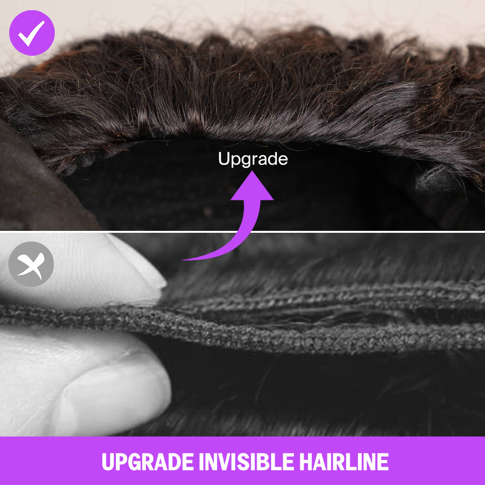 Megalook Half Wig With Invisible Hairline