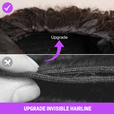 Megalook Half Wig With Invisible Hairline