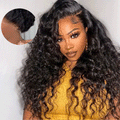 Loose Curly Invisi Drawstring 360 Lace Front Wig