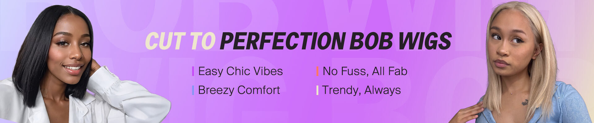 Megalook Bob Wigs Collection