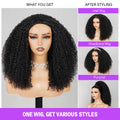 One Curly Half Wig Get Various Styles