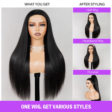 Straight Half Wig Get Various Styles