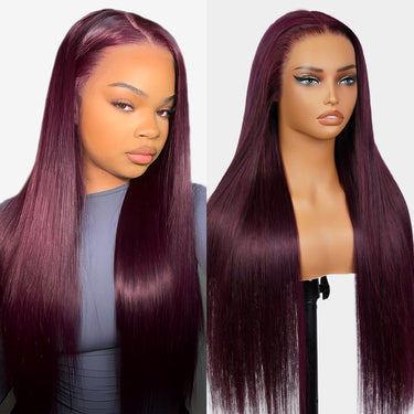 Plum 13x6 Three Go Wig