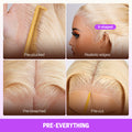 Blonde 13x6 Three Go Glueless Wig Pre-Everything