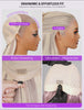 10/613 Blonde Highlight 13x6 Glueless Wig Effortless Fit Details &autoplay