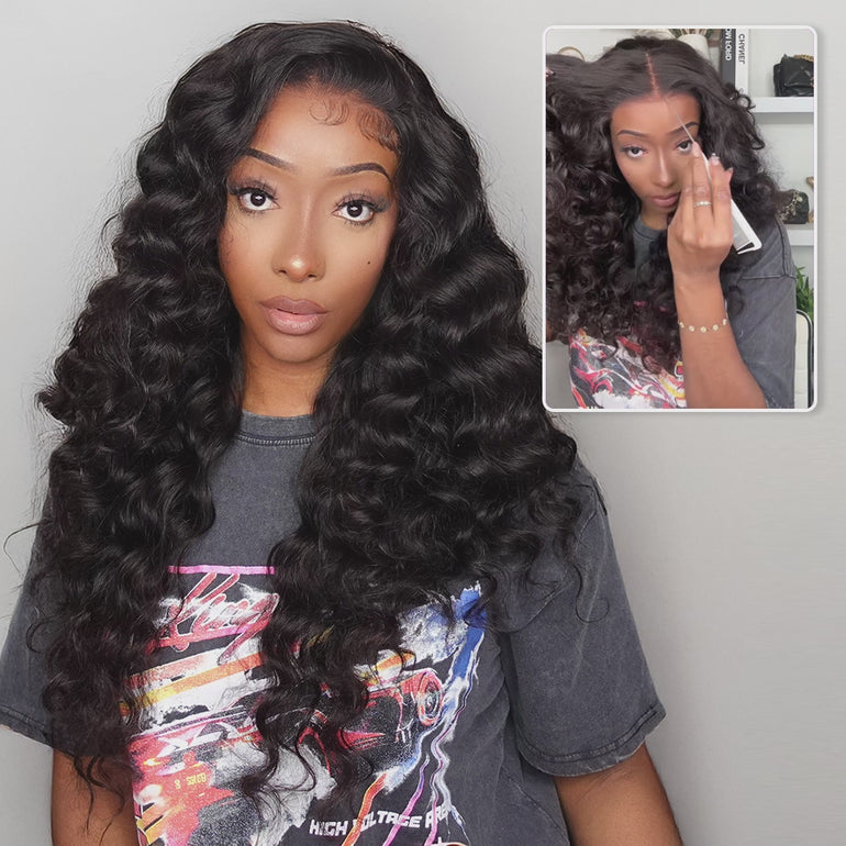 Bouncy Curly 6x5 Glueless Wig Model Show &autoplay