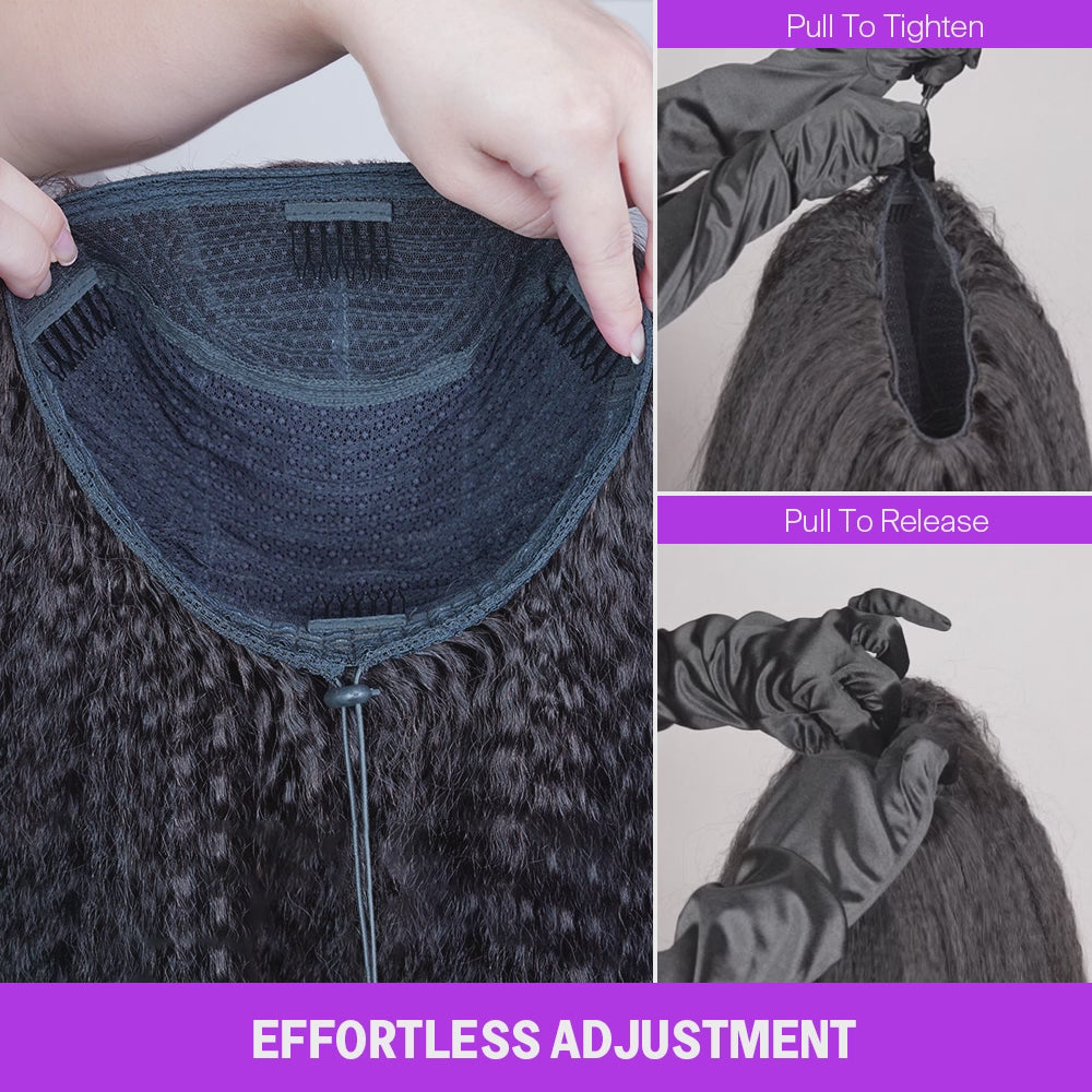 Half Wig Effortless Adjustment &autoplay