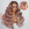 Strawberry Blonde Ombre 13x6 Glueless Wig Reveal Ears &autoplay