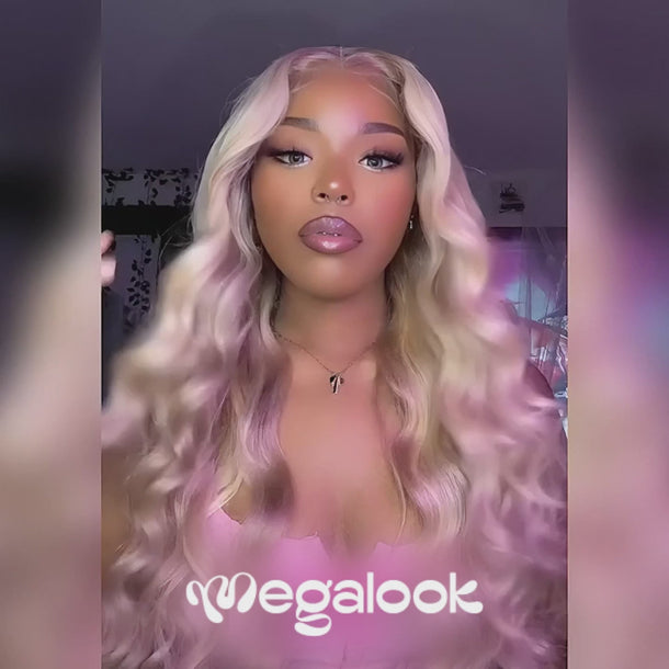 10-613 Blonde Highlight Lace Front Wig Video Show