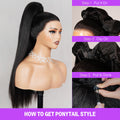 How To Get Straight Ponytail Style