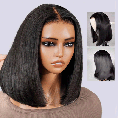 Straight Short Bob Lace Front Wigs