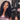 Perruques Jerry Curly V Part sans colle Megalook avec cordon de tirage invisibile noir naturel sans couture